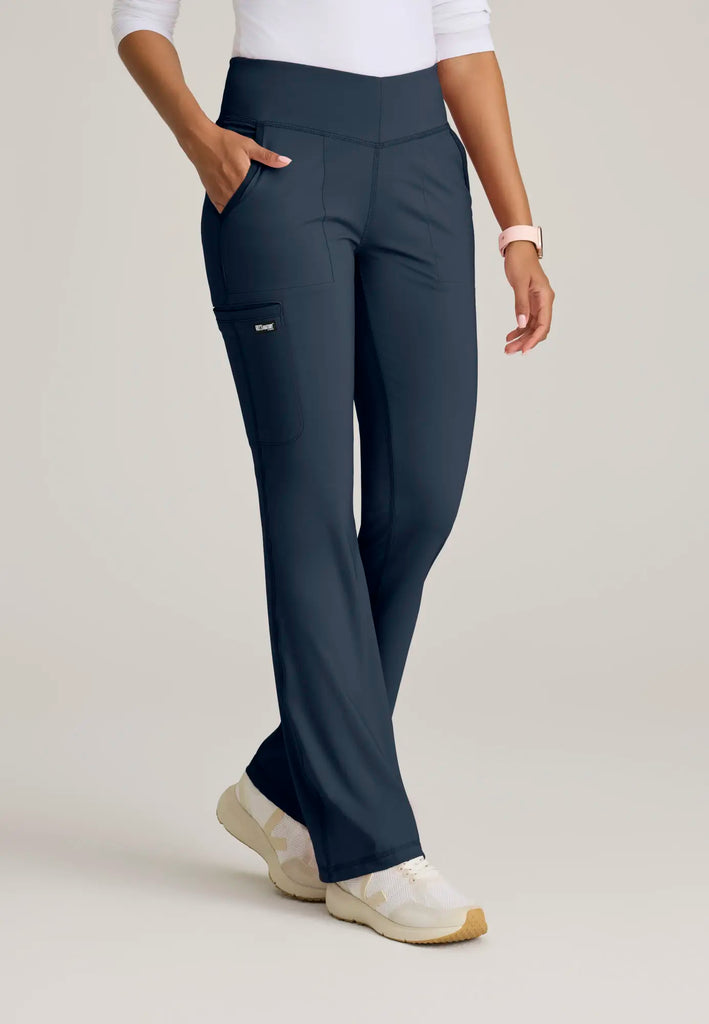 Barco Scrubs Women's Swift Knit Pant Steel | scrub-supply.com