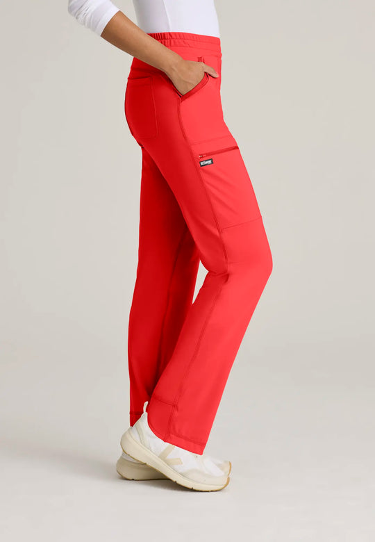 Grey's Anatomy by Barco Scrubs Women's Momentum Knit Pant Radiant Coral | scrub-supply.com