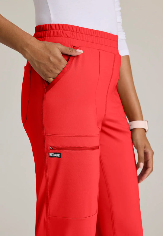 Grey's Anatomy by Barco Scrubs Women's Momentum Knit Pant Radiant Coral | scrub-supply.com