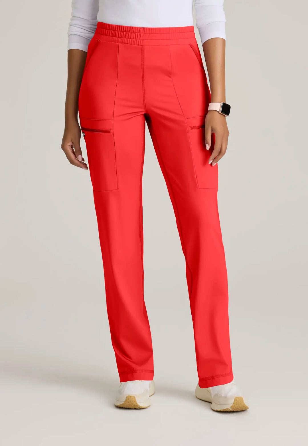 Grey's Anatomy by Barco Scrubs Women's Momentum Knit Pant Radiant Coral | scrub-supply.com