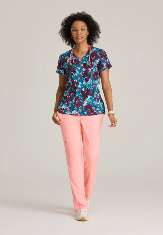 Grey's Anatomy by Barco Scrubs Women's Renee Pant Bright Papaya | scrub-supply.com