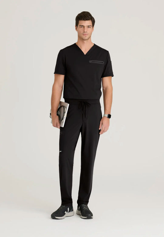 Grey's Anatomy by Barco Scrubs Men's Focus Pant Black | scrub-supply.com