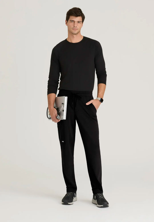 Grey's Anatomy by Barco Scrubs Men's Focus Pant Black | scrub-supply.com
