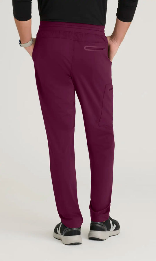 Grey's Anatomy by Barco Scrubs Men's Focus Pant Wine | scrub-supply.com