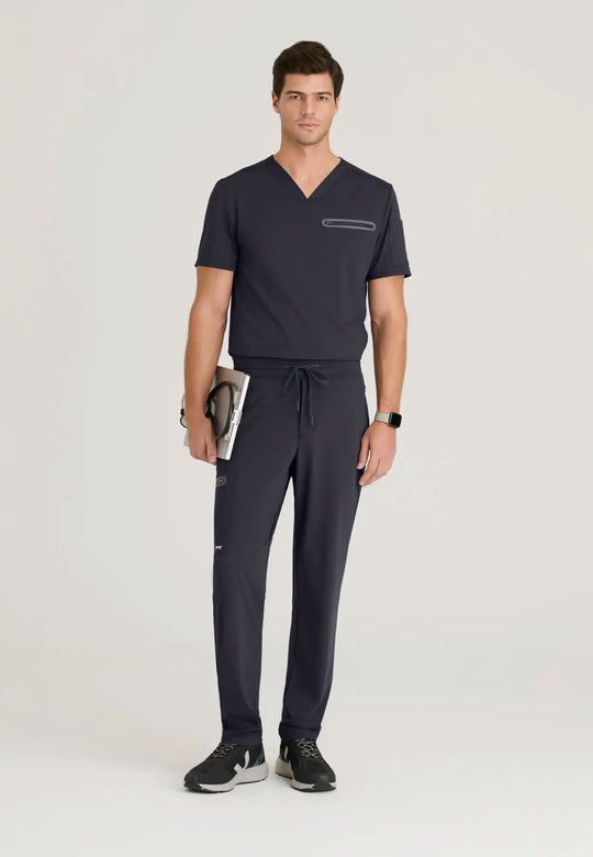 Grey's Anatomy by Barco Scrubs Men's Focus Pant Steel | scrub-supply.com