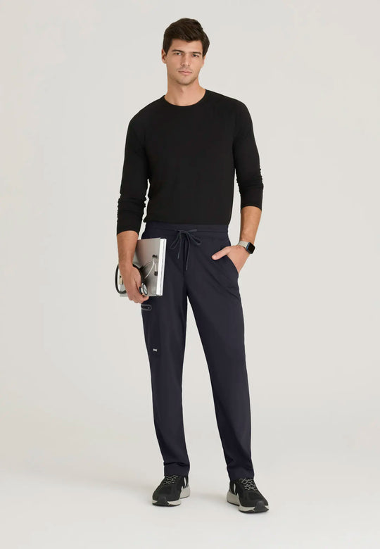 Grey's Anatomy by Barco Scrubs Men's Focus Pant Steel | scrub-supply.com