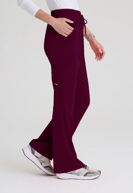 Grey's Anatomy by Barco Scrubs Women's Kristi Pant Wine | scrub-supply.com