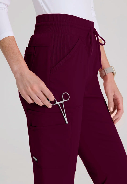 Grey's Anatomy by Barco Scrubs Women's Kristi Pant Wine | scrub-supply.com