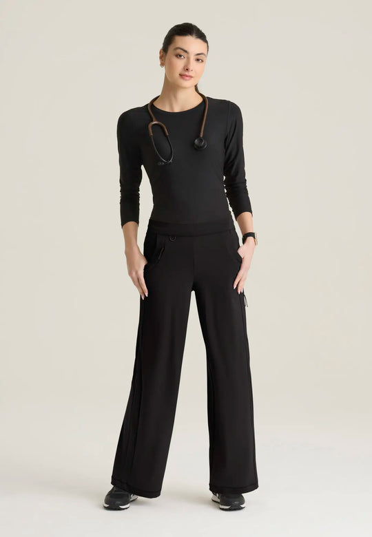 Grey's Anatomy by Barco Scrubs Women's Crystal Pant Black | scrub-supply.com