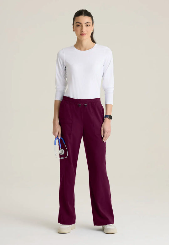 Grey's Anatomy by Barco Scrubs Women's Nina Pant Wine | scrub-supply.com
