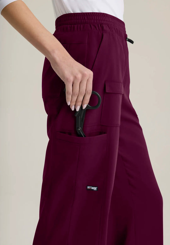 Grey's Anatomy by Barco Scrubs Women's Nina Pant Wine | scrub-supply.com