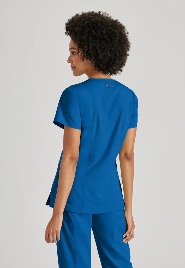 Barco Scrubs Women's Kim Top New Royal | scrub-supply.com