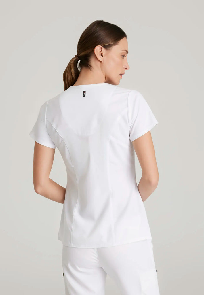 Barco Scrubs Women's Kim Top White | scrub-supply.com