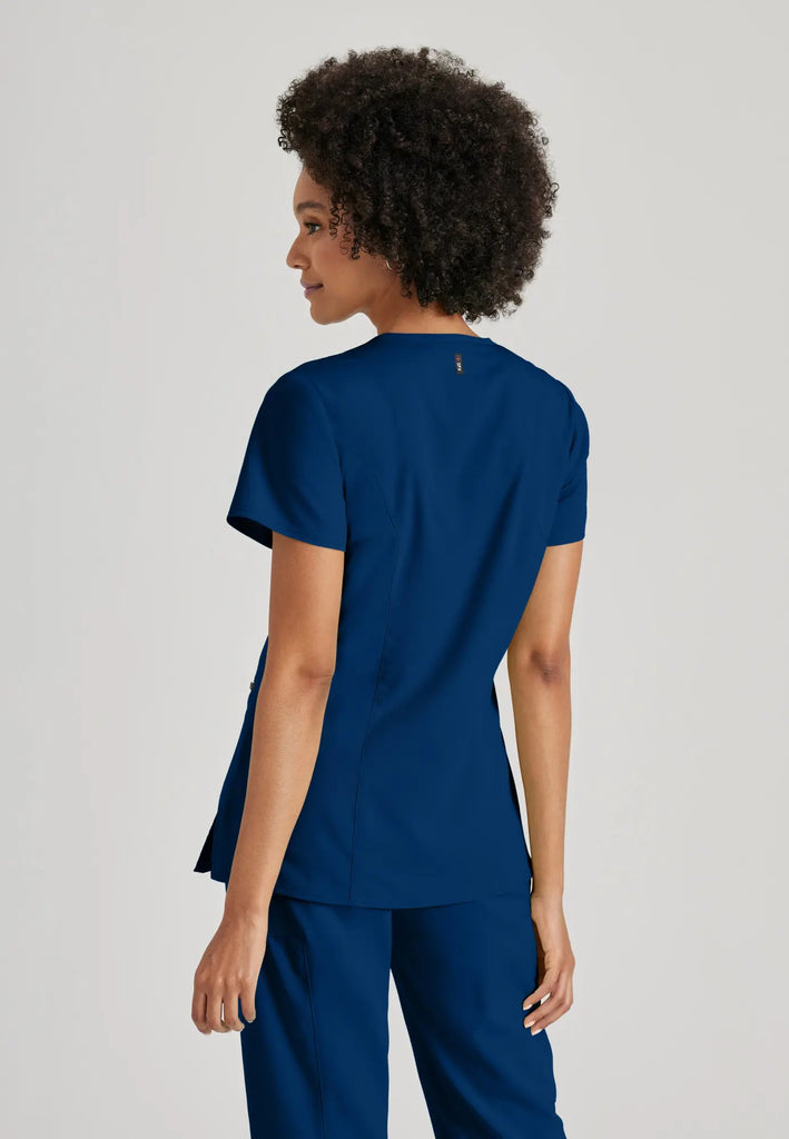 Barco Scrubs Women's Kim Top Indigo | scrub-supply.com