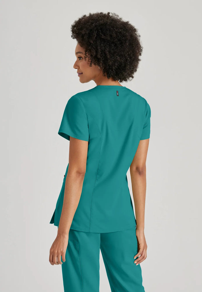 Barco Scrubs Women's Kim Top Teal | scrub-supply.com