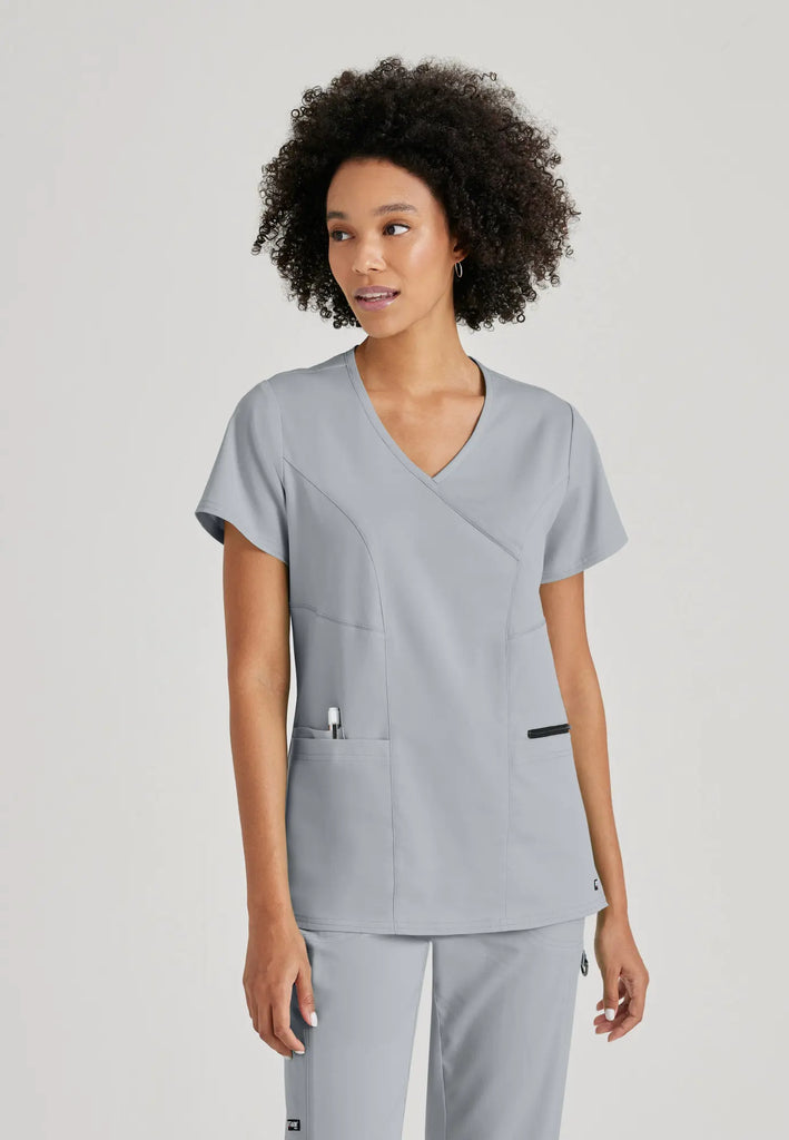 Barco Scrubs Women's Kim Top Moonstruck | scrub-supply.com