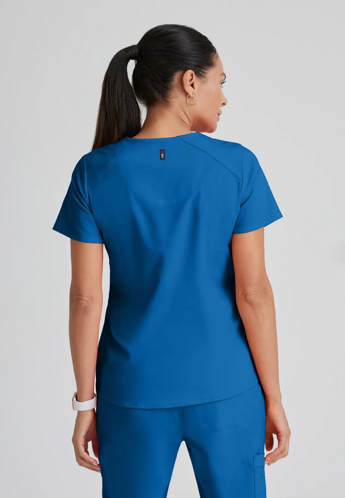 Barco Scrubs Women's Emma Top New Royal | scrub-supply.com