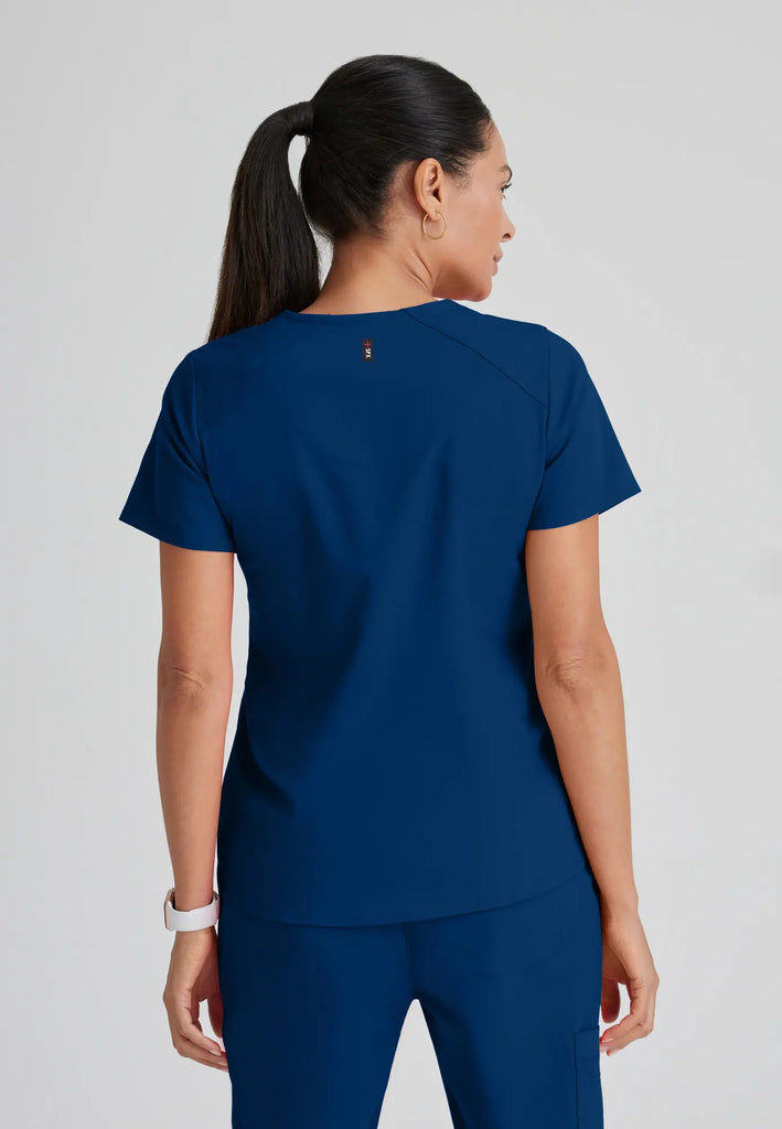 Barco Scrubs Women's Emma Top Indigo | scrub-supply.com