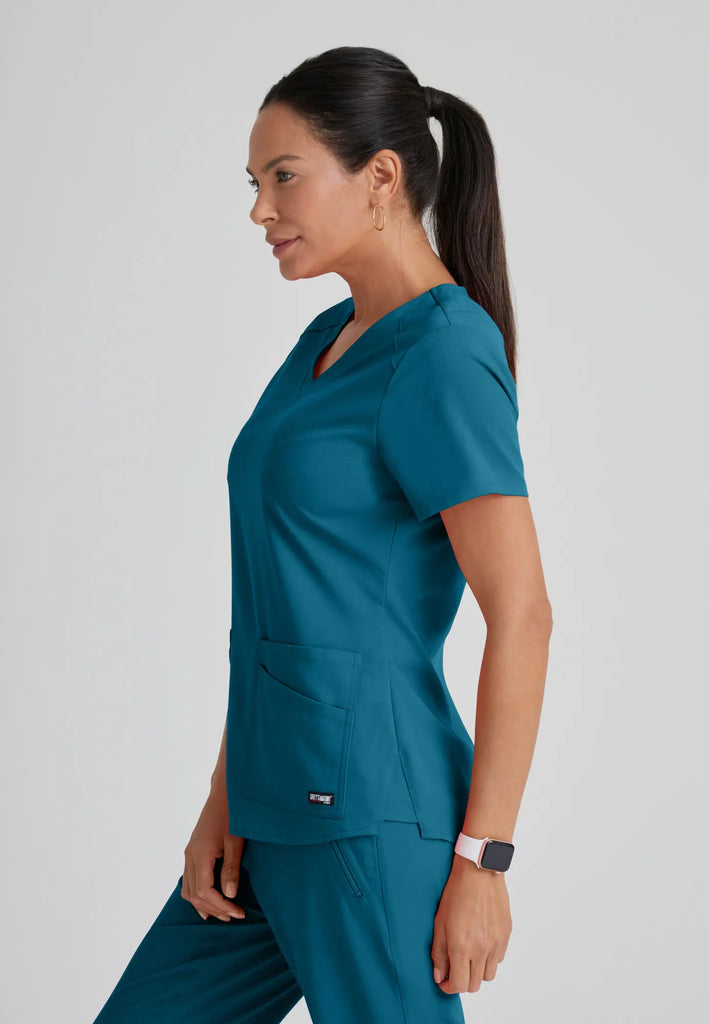 Barco Scrubs Women's Emma Top Bahama | scrub-supply.com