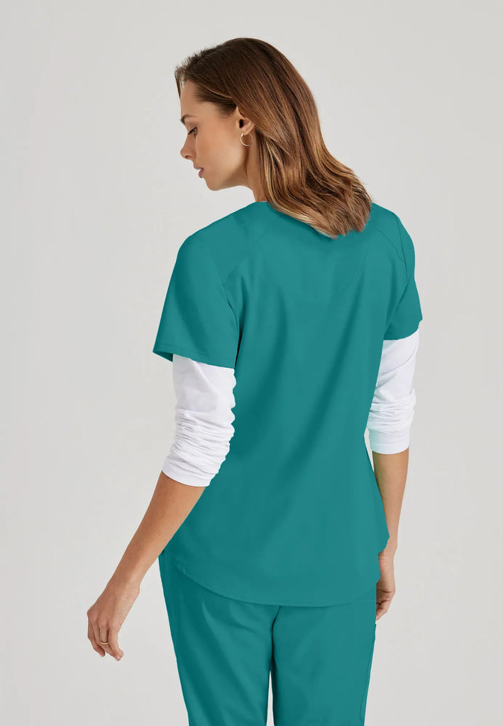 Barco Scrubs Women's Emma Top Teal | scrub-supply.com