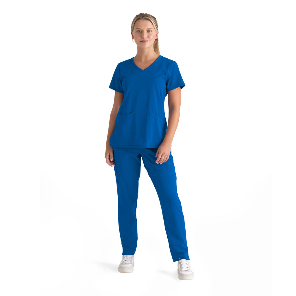 Barco Scrubs Women's Serena Top New Royal | scrub-supply.com