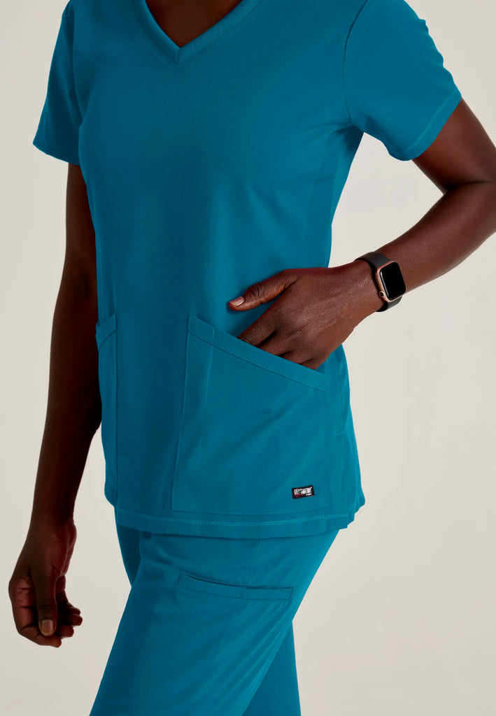 Barco Scrubs Women's Serena Top Bahama | scrub-supply.com