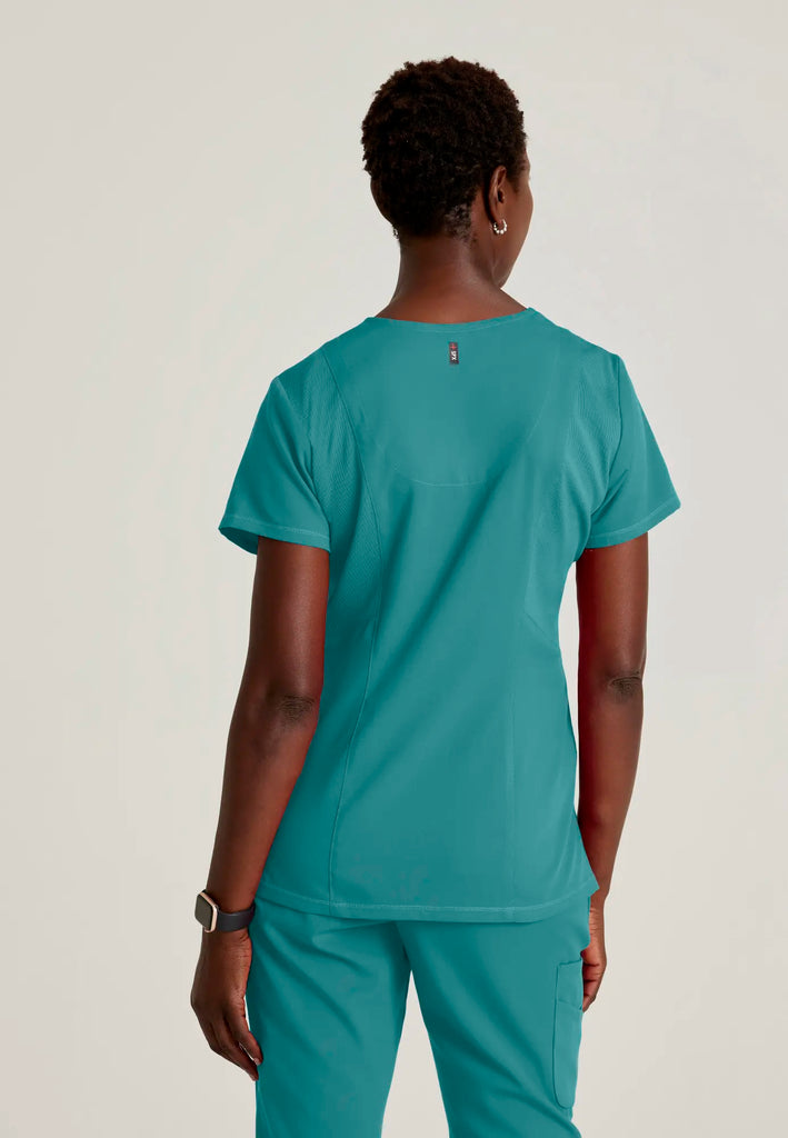 Barco Scrubs Women's Serena Top Teal | scrub-supply.com