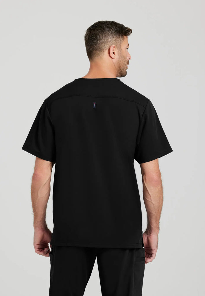 Barco Scrubs Men's Murphy Top Black | scrub-supply.com