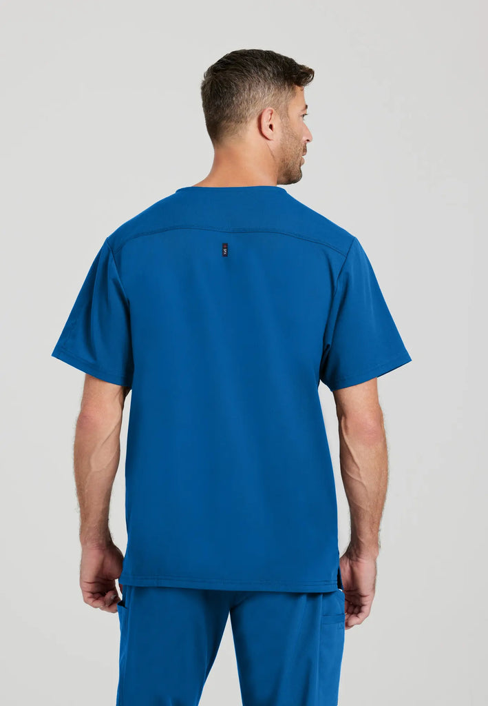 Barco Scrubs Men's Murphy Top New Royal | scrub-supply.com