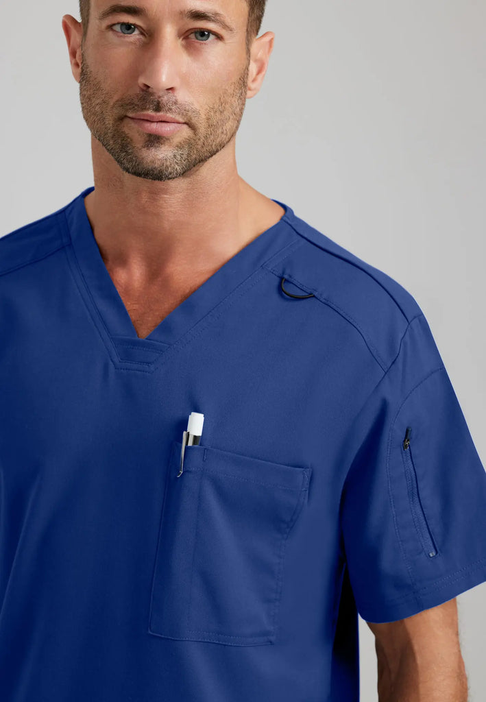 Barco Scrubs Men's Murphy Top Indigo | scrub-supply.com