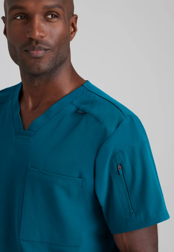 Barco Scrubs Men's Murphy Top Bahama | scrub-supply.com