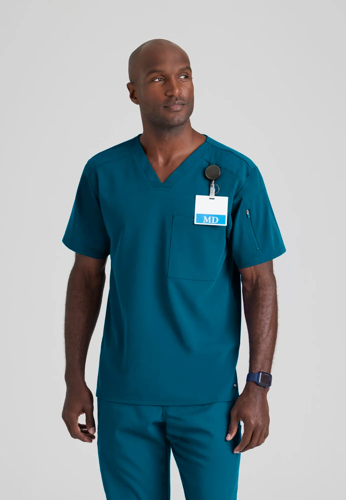 Barco Scrubs Men's Murphy Top Bahama | scrub-supply.com