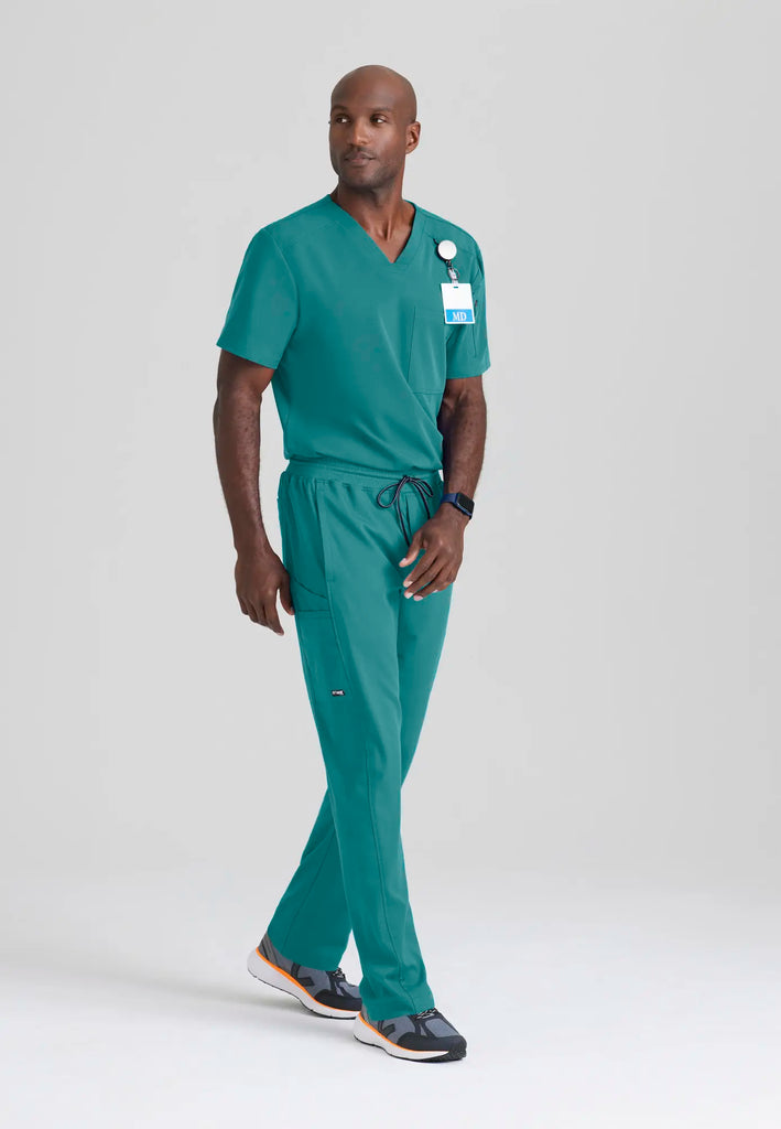 Barco Scrubs Men's Murphy Top Teal | scrub-supply.com