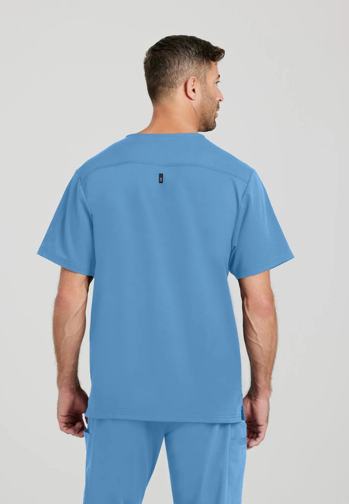 Barco Scrubs Men's Murphy Top Ceil Blue | scrub-supply.com