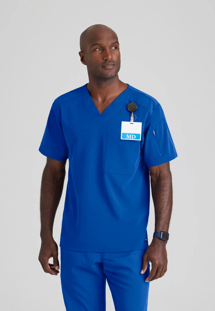 Barco Scrubs Men's Murphy Top Galaxy | scrub-supply.com