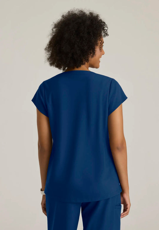 Grey's Anatomy by Barco Scrubs Women's Marisol Top Indigo | scrub-supply.com