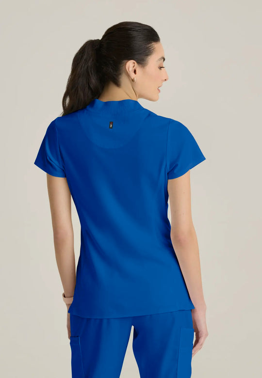 Grey's Anatomy by Barco Scrubs Women's Kristi Top New Royal | scrub-supply.com