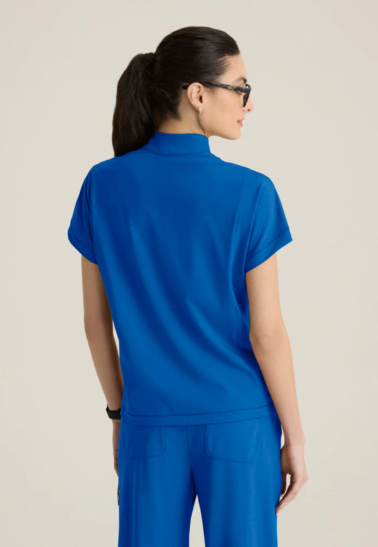 Grey's Anatomy by Barco Scrubs Women's Crystal Top New Royal | scrub-supply.com