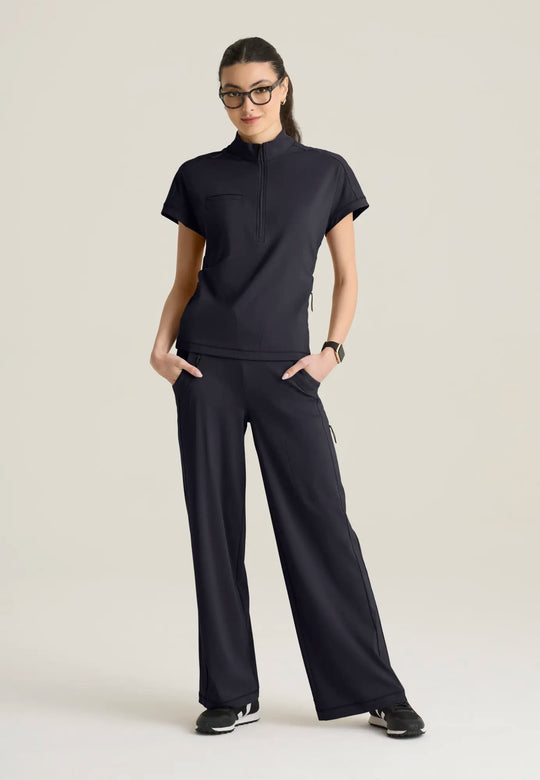 Grey's Anatomy by Barco Scrubs Women's Crystal Top Steel | scrub-supply.com