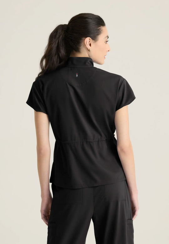 Grey's Anatomy by Barco Scrubs Women's Nina Top Black | scrub-supply.com