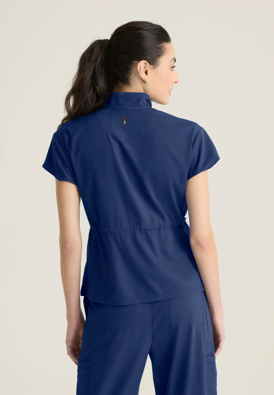 Grey's Anatomy by Barco Scrubs Women's Nina Top Indigo | scrub-supply.com