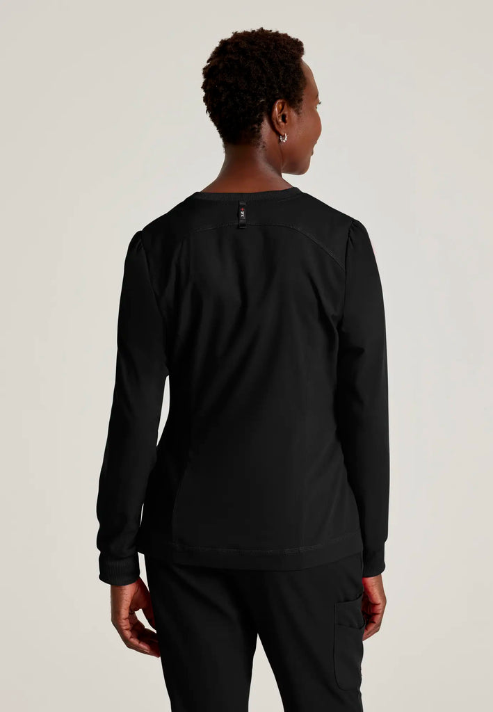 Barco Scrubs Women's Millie Jacket Black | scrub-supply.com