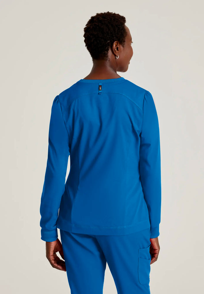 Barco Scrubs Women's Millie Jacket New Royal | scrub-supply.com