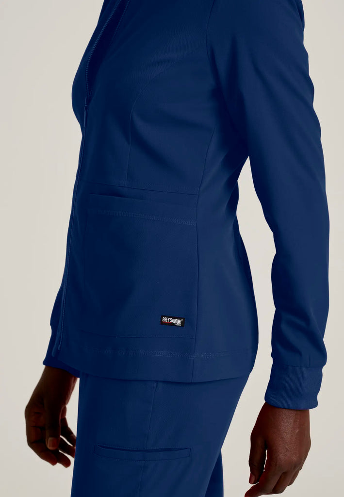 Barco Scrubs Women's Millie Jacket Indigo | scrub-supply.com