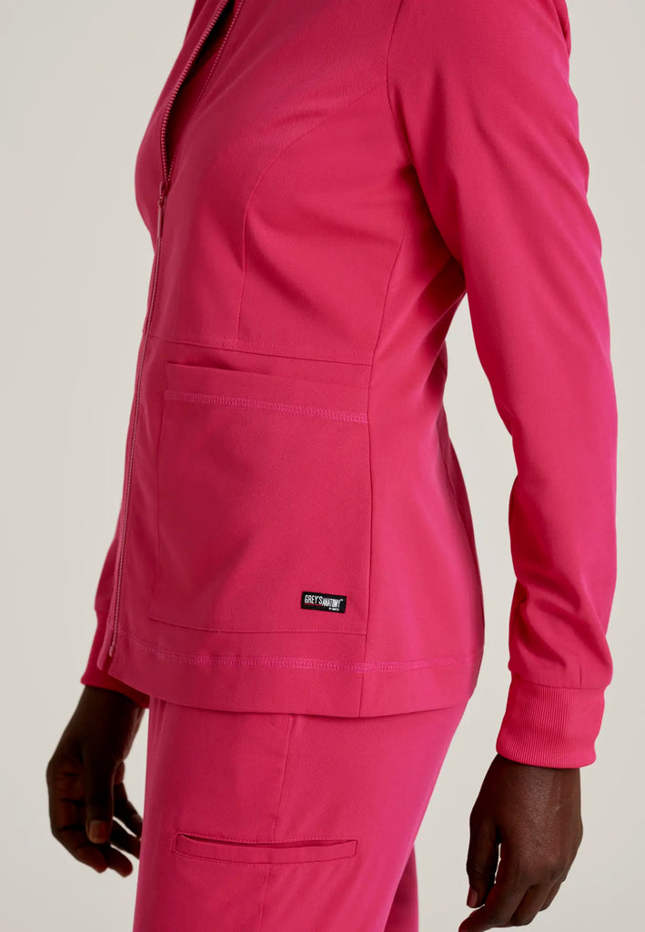 Barco Scrubs Women's Millie Jacket Vibrance Pink | scrub-supply.com