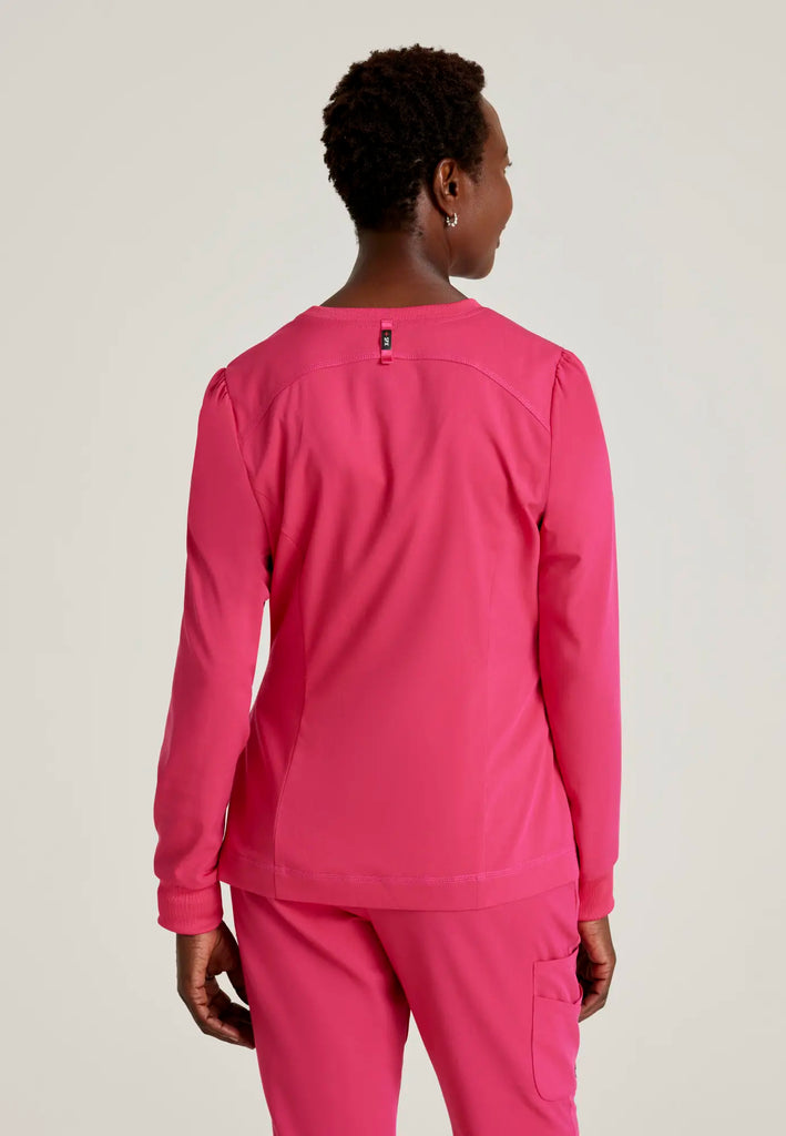 Barco Scrubs Women's Millie Jacket Vibrance Pink | scrub-supply.com