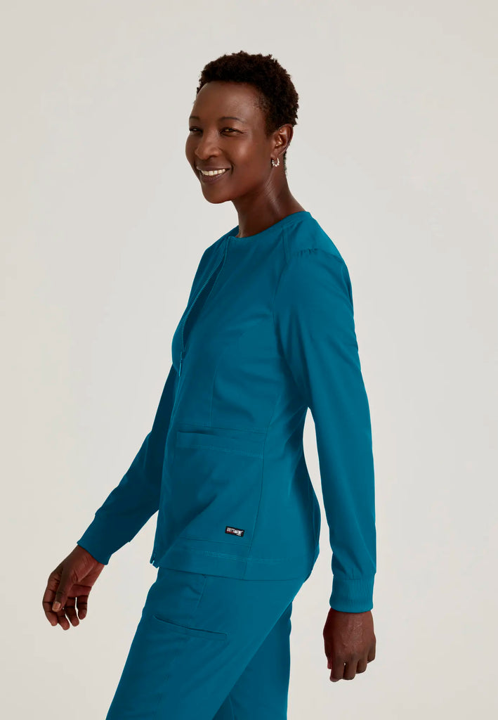 Barco Scrubs Women's Millie Jacket Bahama | scrub-supply.com