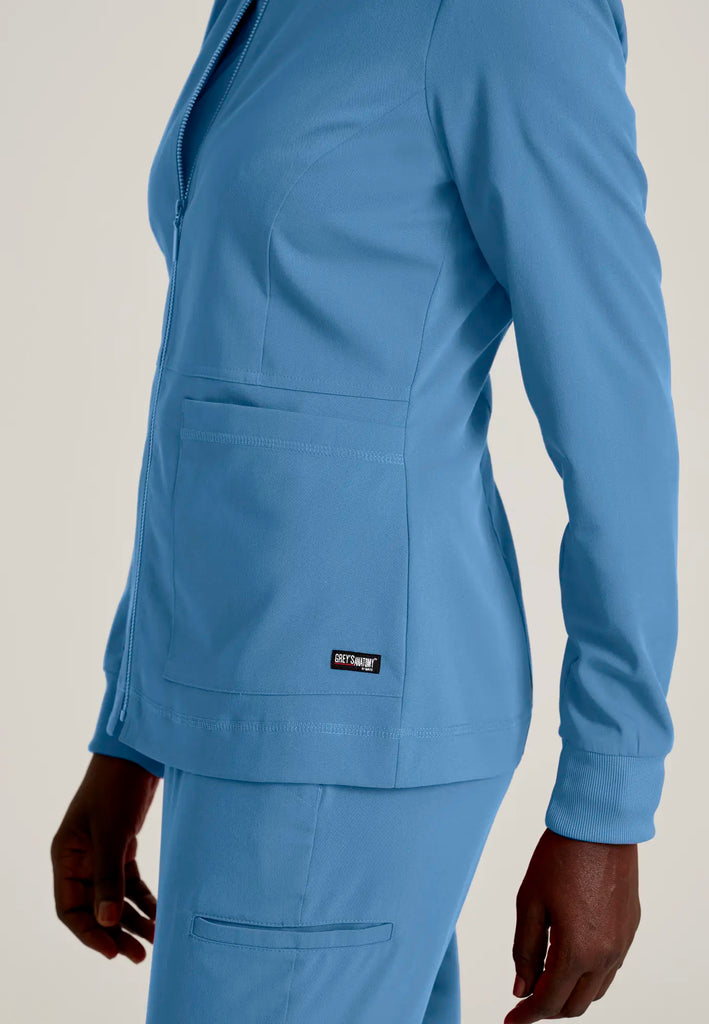 Barco Scrubs Women's Millie Jacket Ceil Blue | scrub-supply.com