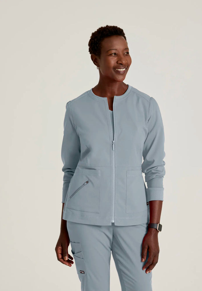 Barco Scrubs Women's Millie Jacket Moonstruck | scrub-supply.com