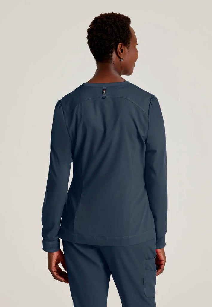 Barco Scrubs Women's Millie Jacket Steel | scrub-supply.com